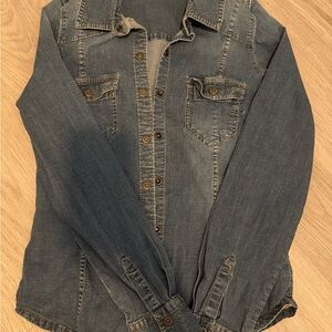 GUESS Denim Button-Up Shirt